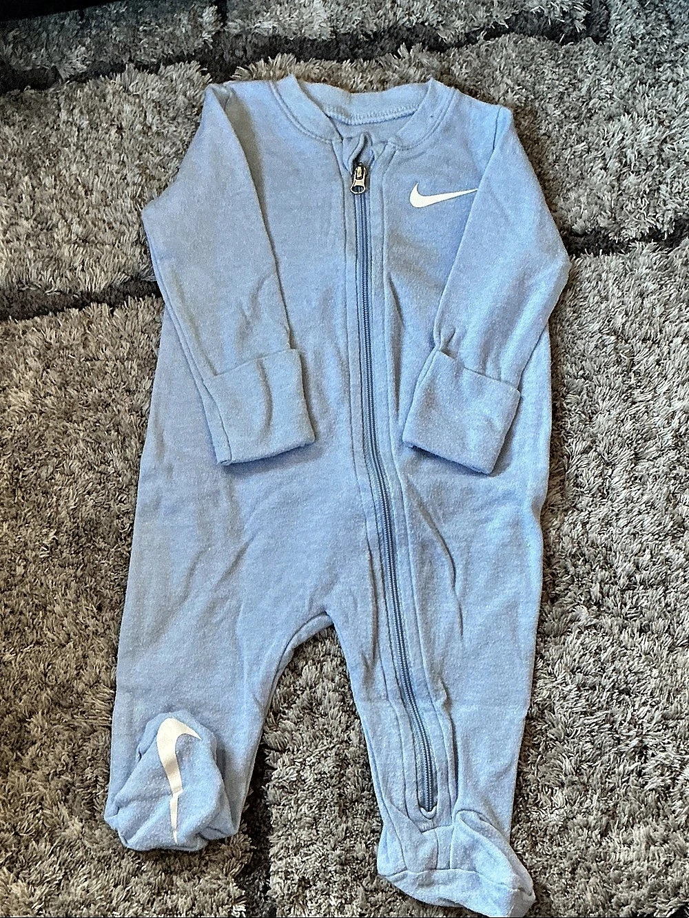 Nike Baby Essentials Footed Coverall Blue Baby 3M
